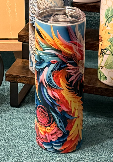 Colorful Phoenix Tumbler
